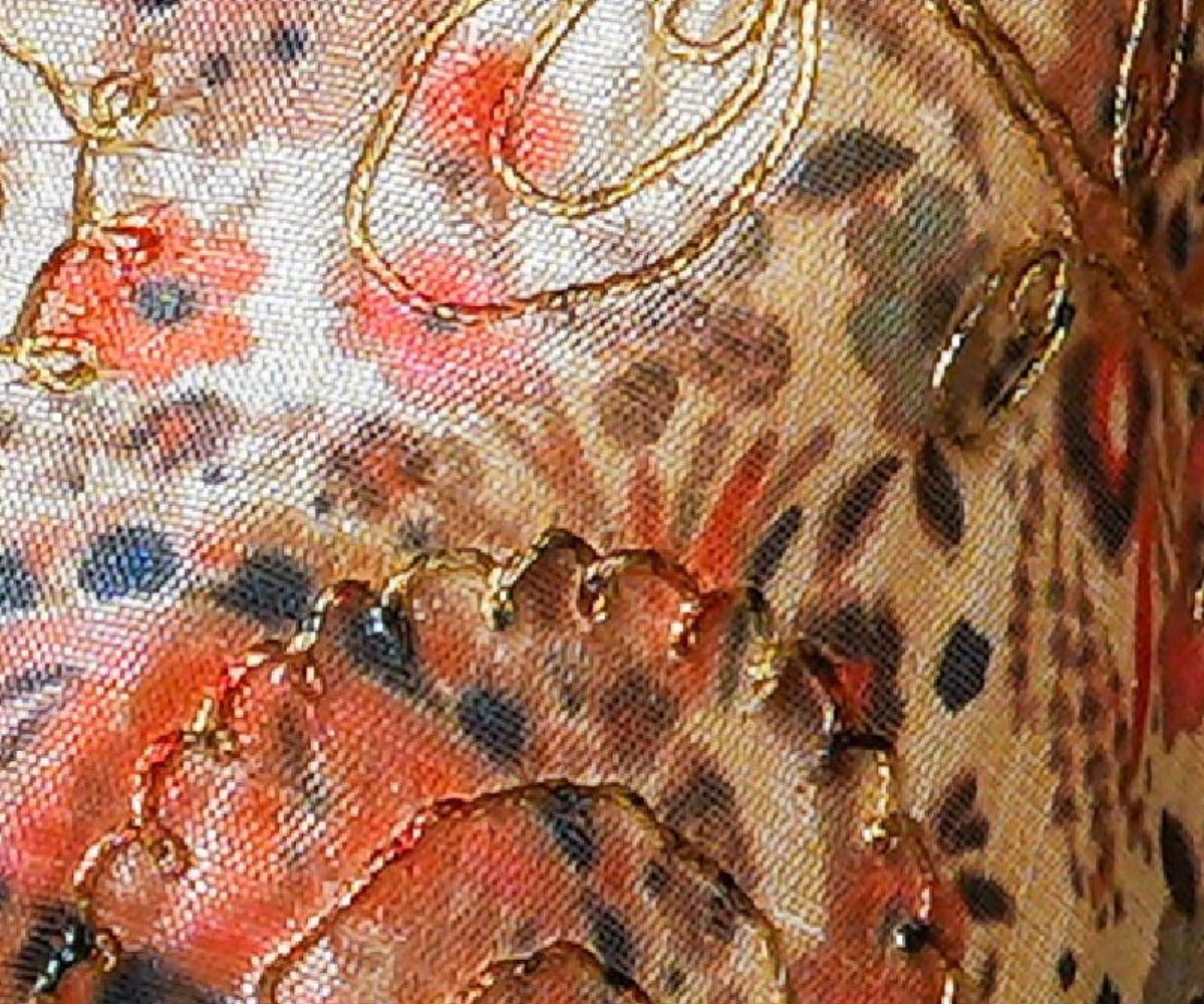 Sahaana/Chanderi printed silk
